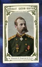 Tsar Alexander II on a chocolates box 