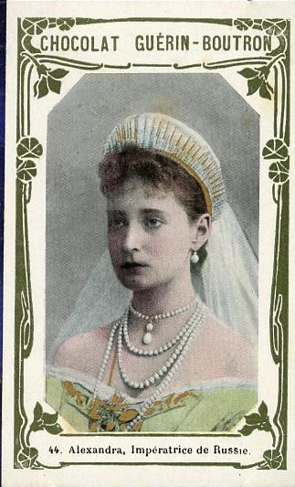 Tsarina Alexandra on a chocolates box 