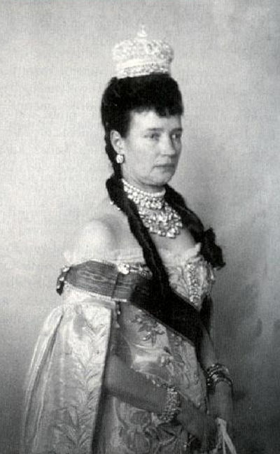 Dowager Empress Maria Feodorovna, grandmother and godmother of Alexei Romanov 