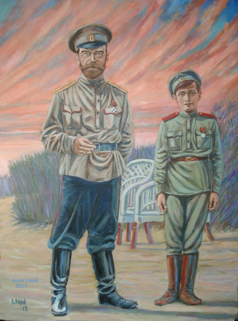 Tsar Nicholas II and Tsesarevich Alexei Nikolaevich 