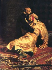 Ivan killed his only son and heir, also named Ivan, reportedly accidentally. 