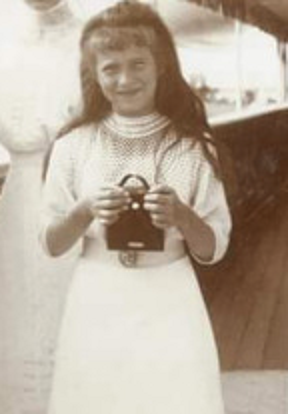 Grand Duchess Anastasia Romanov with her Kodak Brownie 