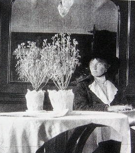 The last photograph ever taken of Grand Duchess Olga Romanova, just a couple of months before her murder. 