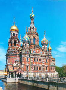 Cathedral on The Blood was erected on the spot where Alexander II was assassinated, as a memorial. 