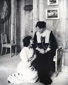 Empress Alexandra and her second daughter, Grand Duchess Tatiana Romanov
