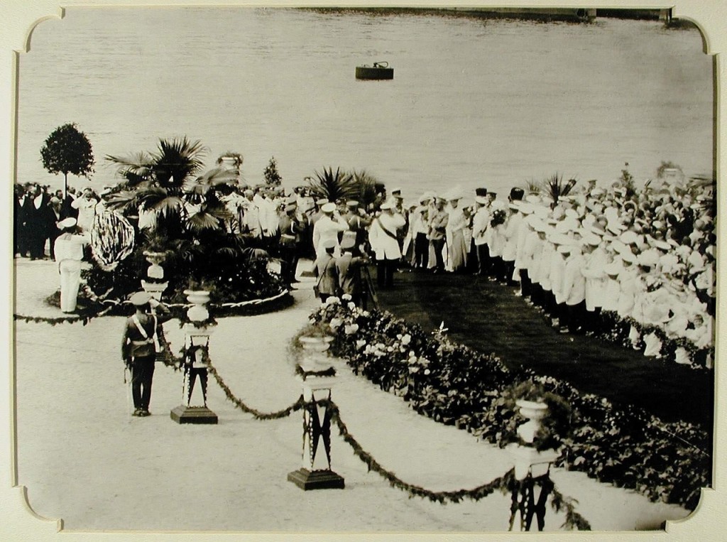 The Romanov family in Odessa on 2nd June, 1914. 