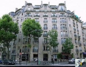 Building in Paris where Demenkov resided with his mother. 