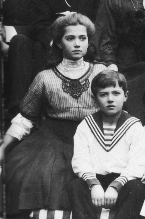 Grand Duchess Maria Romanov and Tsarevich Alexei Romanov