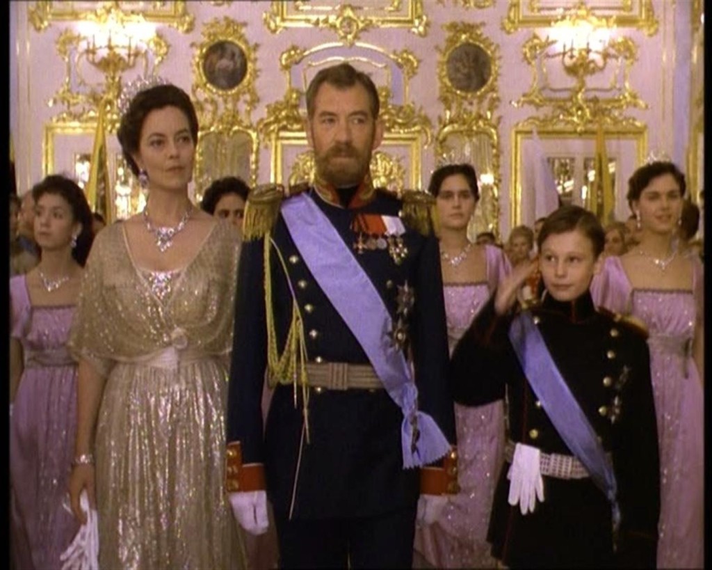 Tsar Nicholas II and Empress Alexandra in the film "Rasputin". 