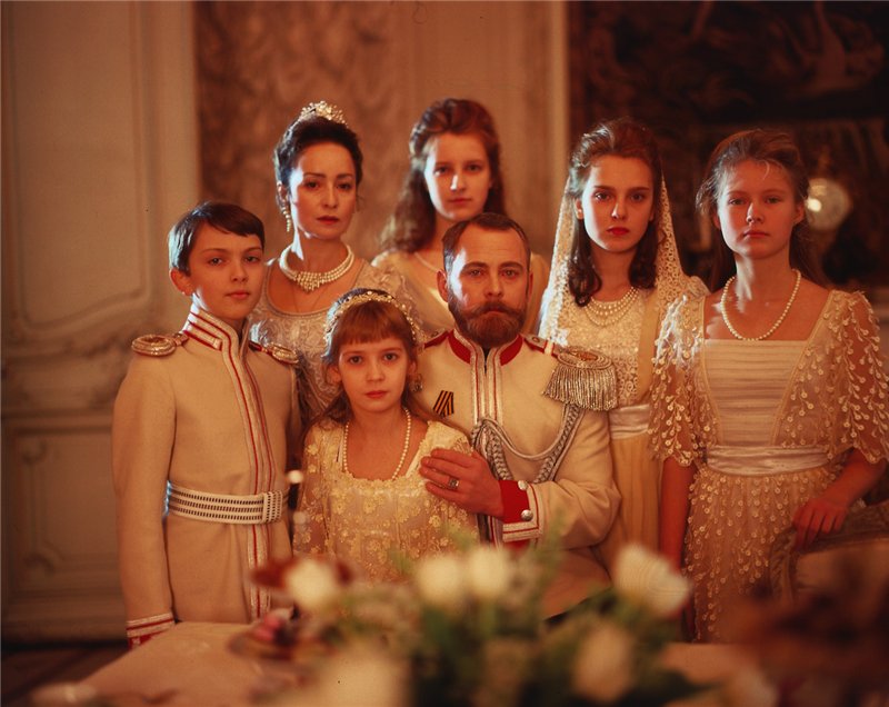 The Romanov family in the film "Russian Ark" 