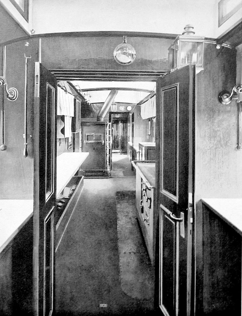 Inside the Romanov family train