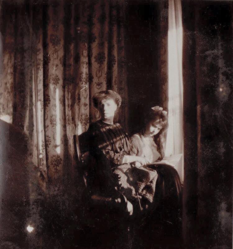 Grand Duchess Anastasia with her Aunt Olga Alexandrovna