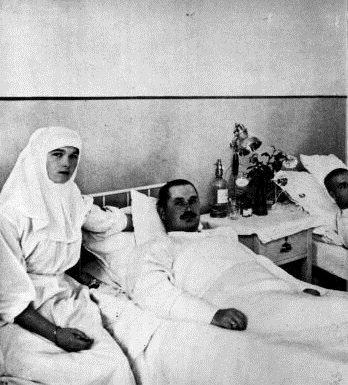 Sister Olga Romanov at her infirmary