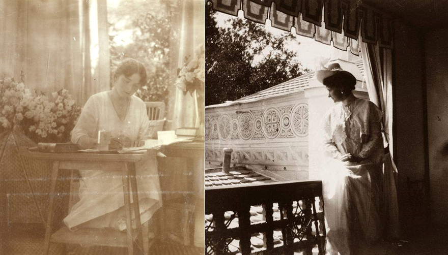 Olga Romanov and Empress Alexandra Feodorovna