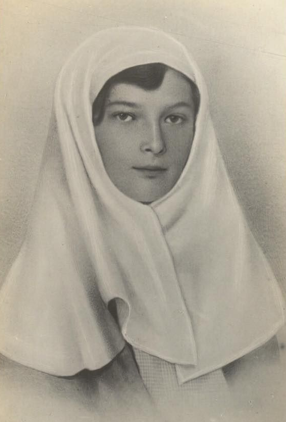 Sister of Mercy Tatiana Romanov circa 1915