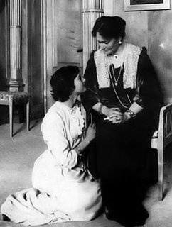 Empress Alexandra with Grand Duchess Tatiana 